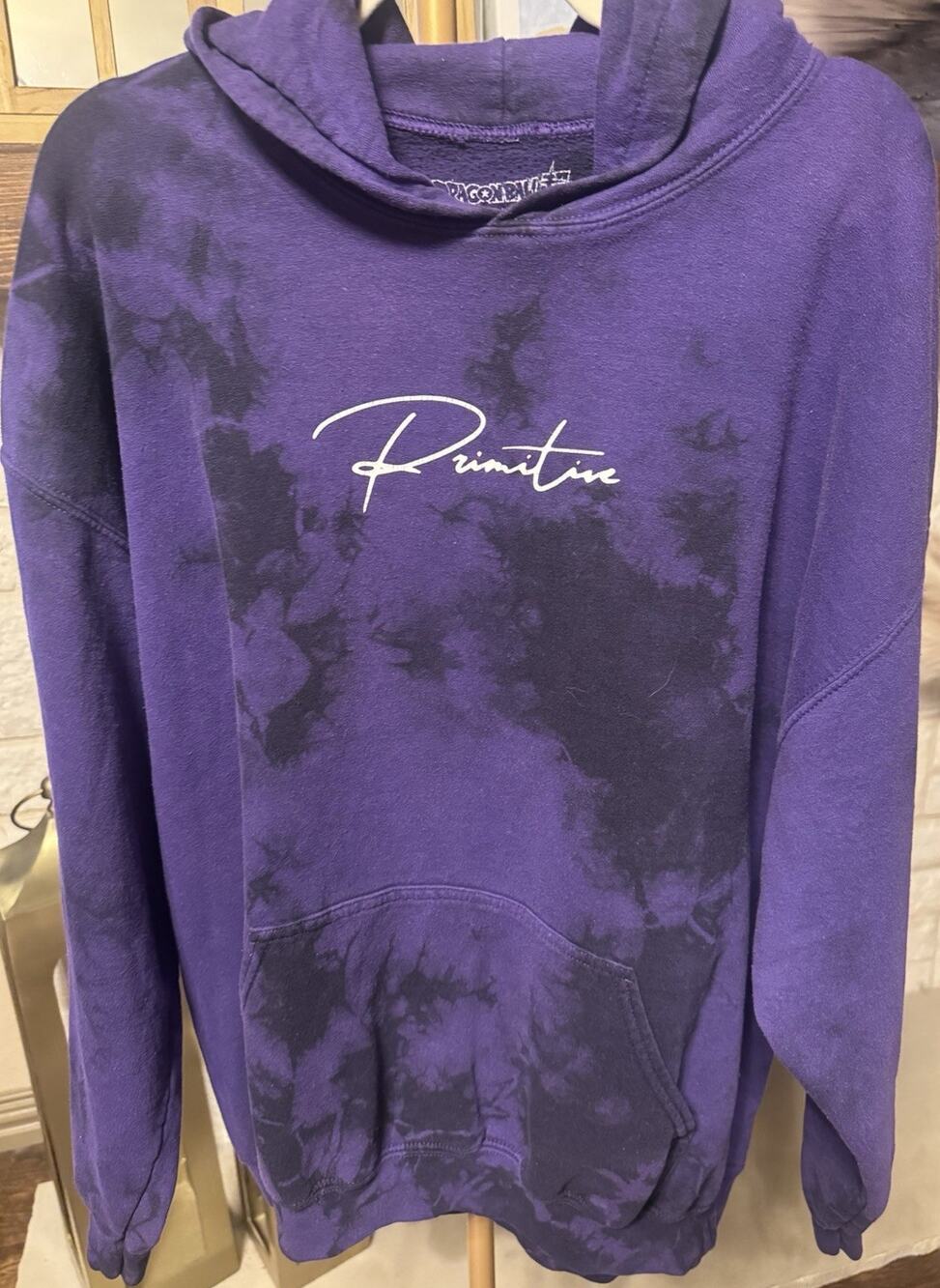 Primitive x Dragon Ball Super Beerus Purple Tie Dye Hoodie Women’s Size M